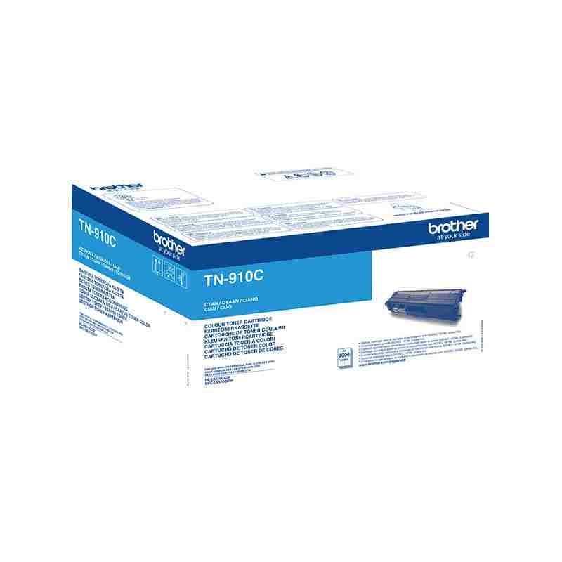 Cartouche toner laser cyan pour Brother HLL9310 origine TN910C