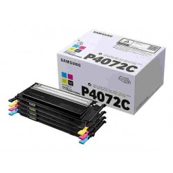 Pack 4 toner laser noir couleur P7042C origine Samsung CLX3180 SU382A