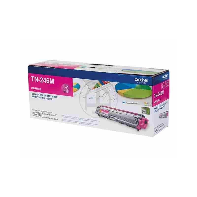 Cartouche toner laser brother HL3152cdw origine TN246M magenta