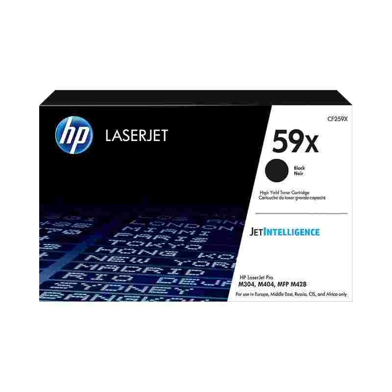 Toner laser Noir 59X pour HP Laserjet MFPM429dw/M404dw origine CF259X