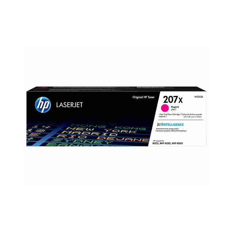 Cartouche N°207X toner rouge origine HP laserjet MFP M283fdn W2213X