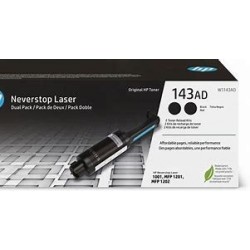 recharge 2 toner noir origine HP Neverstop laser MFP1202nw W1143AD