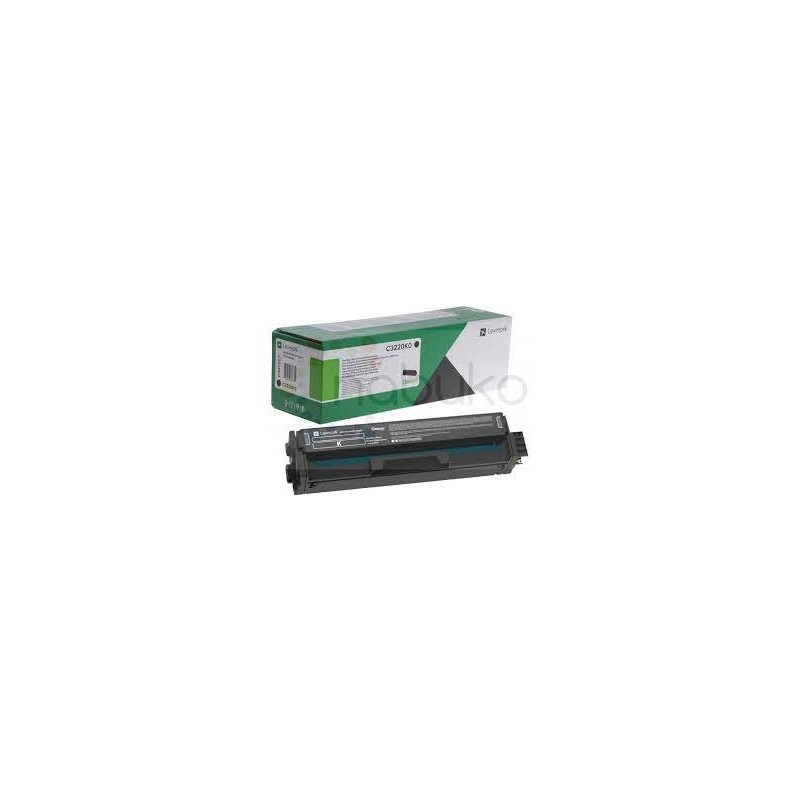 Cartouche toner laser Noir LEXMARK C3224dw/MC3224adwe origine C3220K0