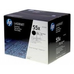 Cartouches noir laser 55X origine HP Laserjet P3015x /MFPM525c CE255XD