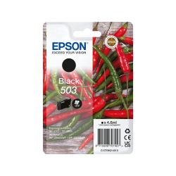 cartouche N°503 encre noir origine EPSON Home XP5200 C13T09Q14010