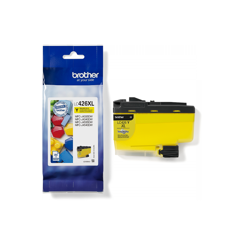 cartouche Yellow jet d'encre origine pour BROTHER MFCJ4335dwxl LC426XLY