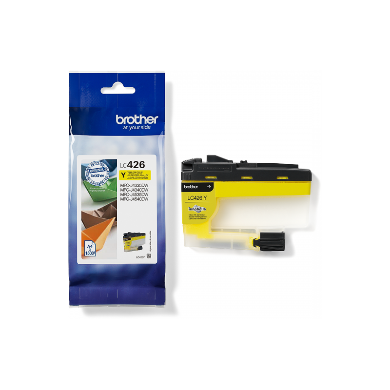 cartouche Yellow jet d'encre origine pour BROTHER MFCJ4540dw LC426Y