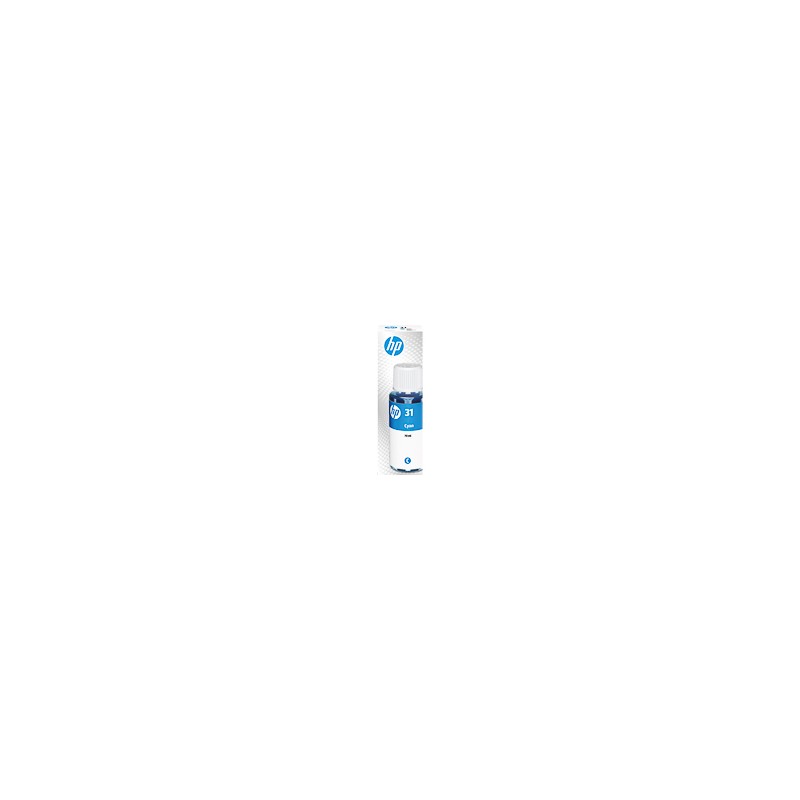 recharge N°31 Cyan HP Smart Tank 7006 plus 555/558/559 origine 1VU26AE