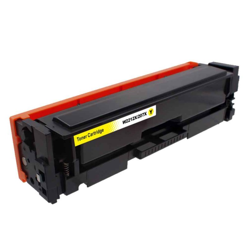 Cartouche 207X toner laser jaune compatible HP Laserjet MFPM283 W2212X