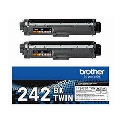 toner x 2 noir pour imprimante brother DCP9332cdw originale tn242bk