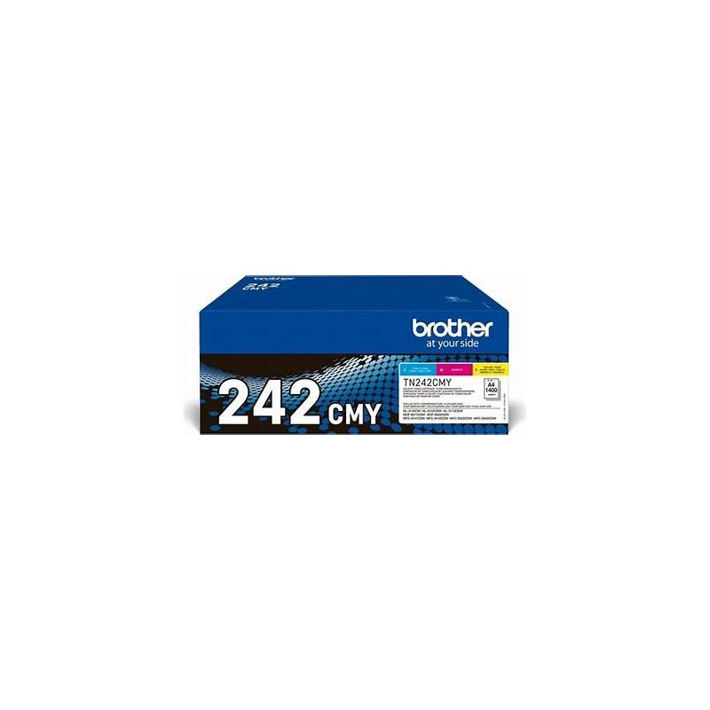 Pack 3 toner couleurs  imprimante brother DCP9332cw originale tn242