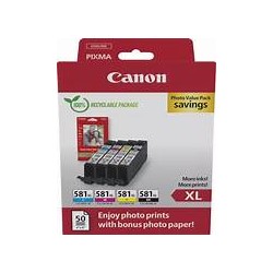 cartouche CLI581XL Noir couleur Canon Pixma TS8351a/TS8352 2052C006