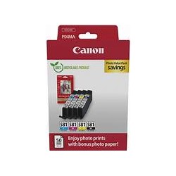 pack CLI581 cartouche Canon Pixma TS705 / TS705A / TR7650 2106C006