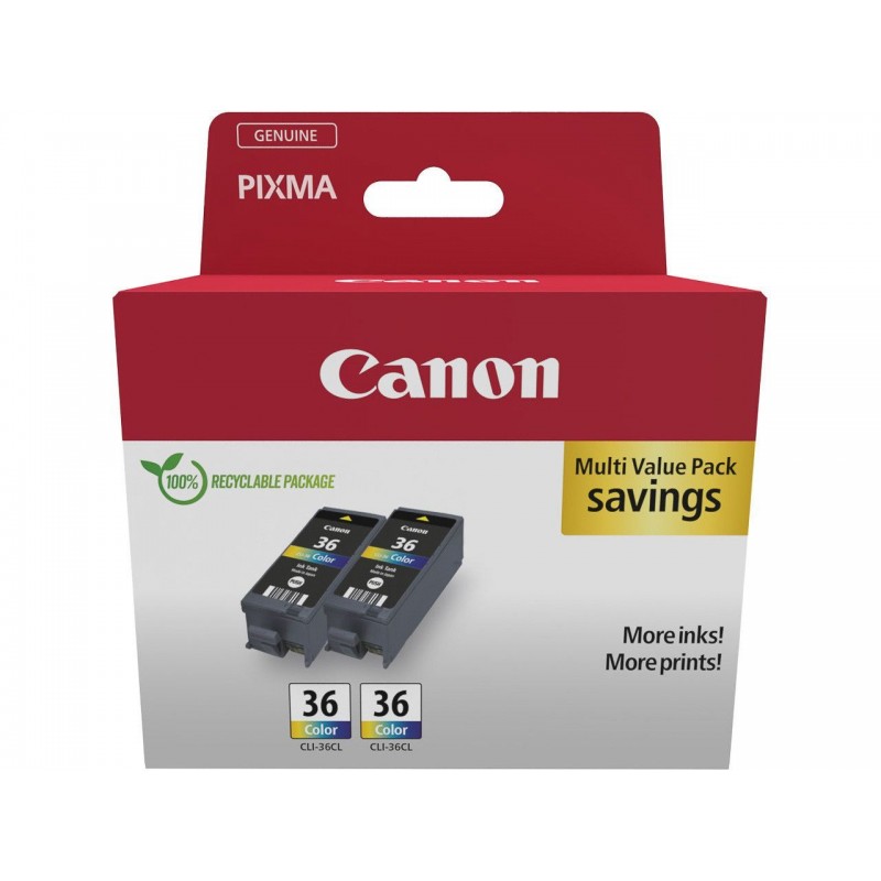 pack cartouches couleurs CLI36 imprimante Canon Pixma TR150 1511B025