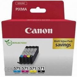 cartouches x 4 PGI571 origine pixma Canon TS6052 / TS6051 0386C009