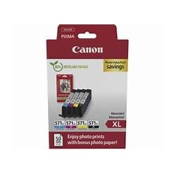 pack cartouches x 5 encre CLI571 pixma Canon TS5052 / TS6020 0372C006