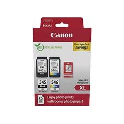 pack PG545XL,CL546XL Canon pixma TR4551/TS3350/TS3351 origine 8286B011