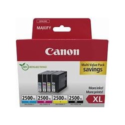 Pack cartouches PGI12500XL origine Canon Maxify MB5150/MB5155 9254B010