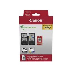 pack  PG510 + CL511 origine Canon Pixma MX350 / MX340 / MX330 2970B010