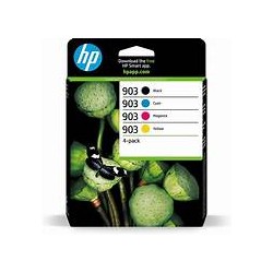 Pack 4 cartouches N°903 encre origine HP Officejet 6950 6ZC73AE