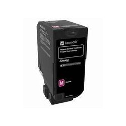 cartouche toner laser Magenta pour Lexmark CS725de 74C2HM0 originale