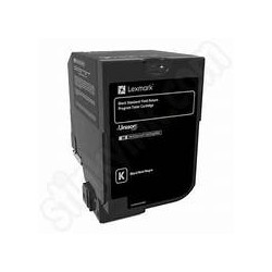 cartouche toner laser Black pour Lexmark CS720de 74C2HK0 originale