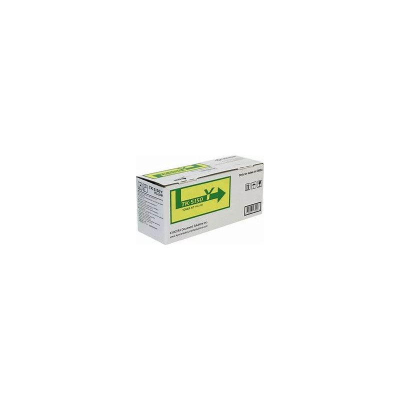 Cartouche toner laser jaune origine Kyocera Ecosys M6535 TK5150Y